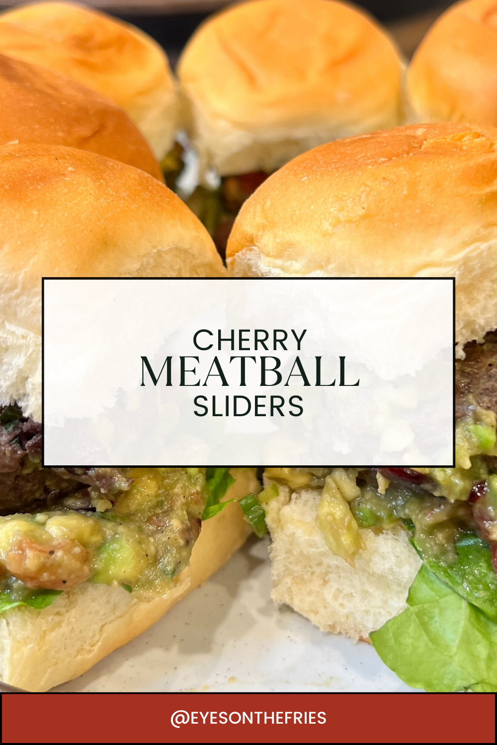Cherry Meatball Sliders
