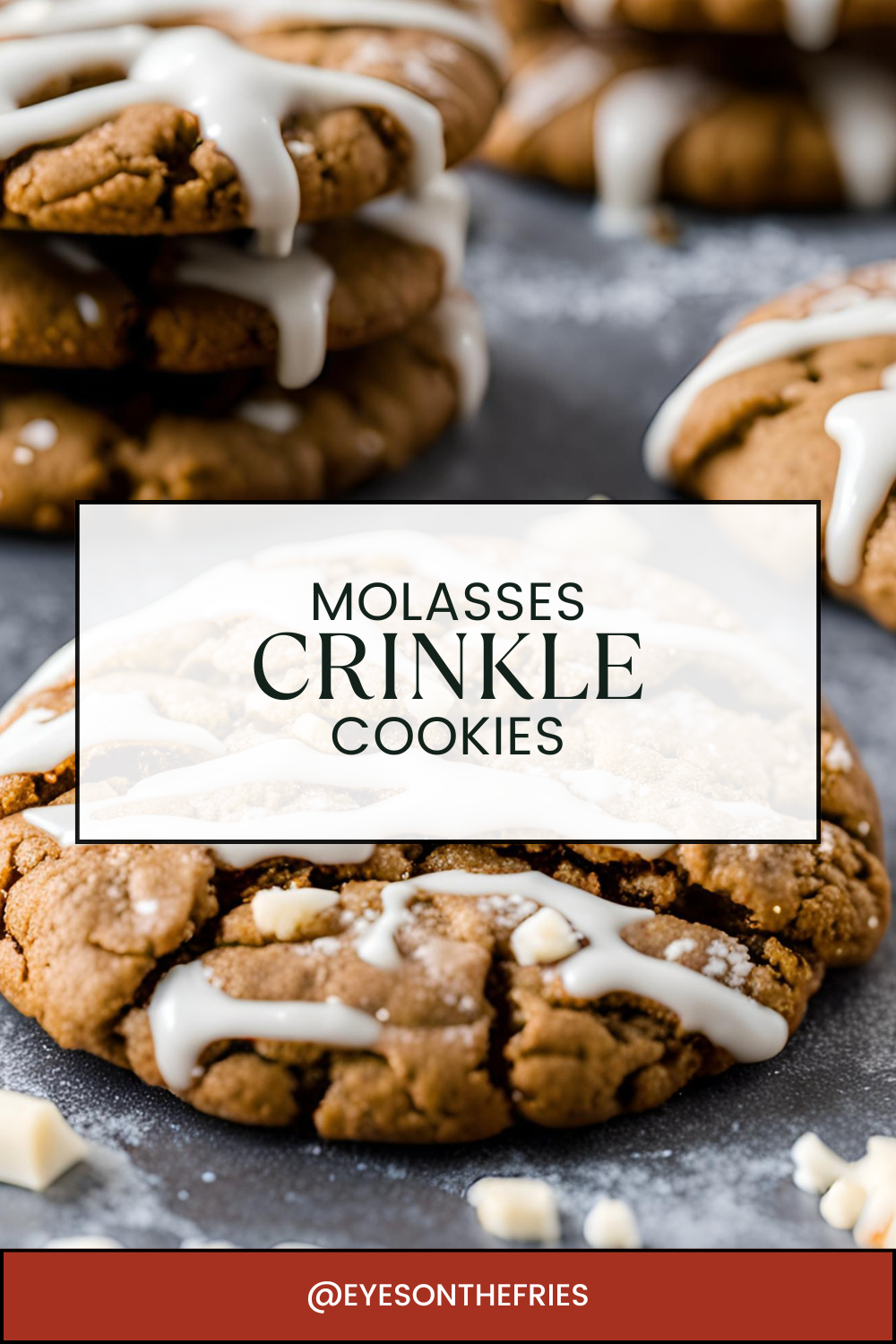Molasses Crinkle Cookies