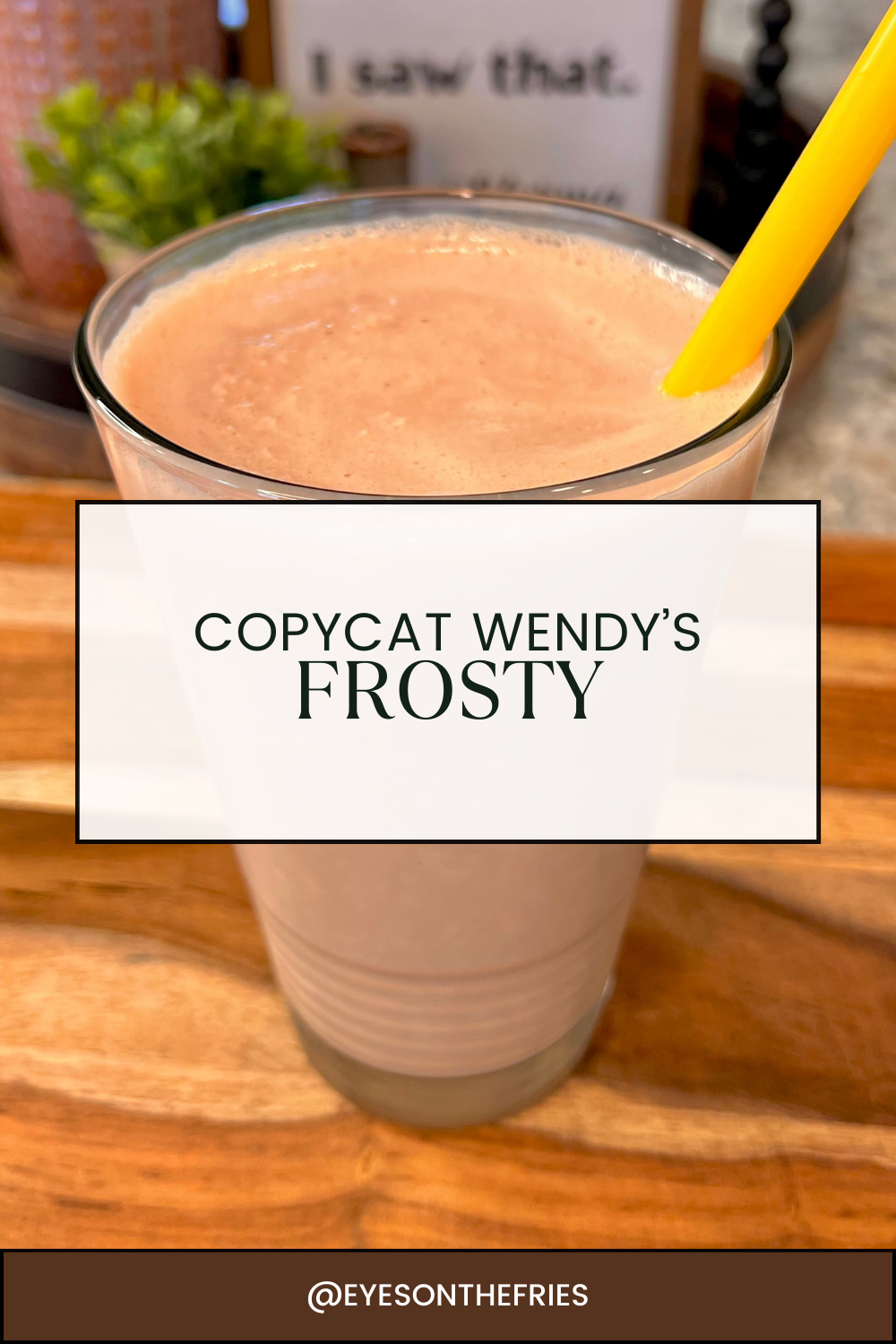 Copycat Wendy’s Frosty