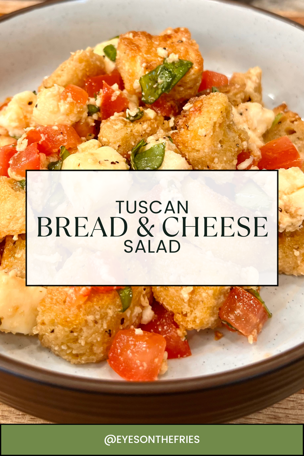 Tuscan Bread & Cheese Salad