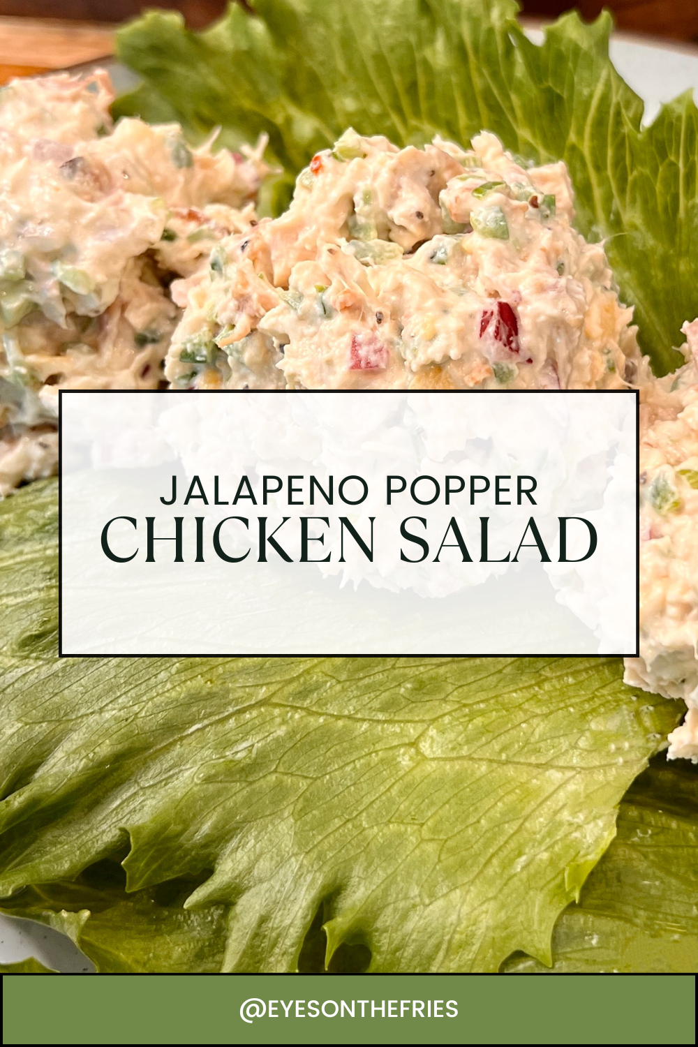 Jalapeno Popper Chicken Salad