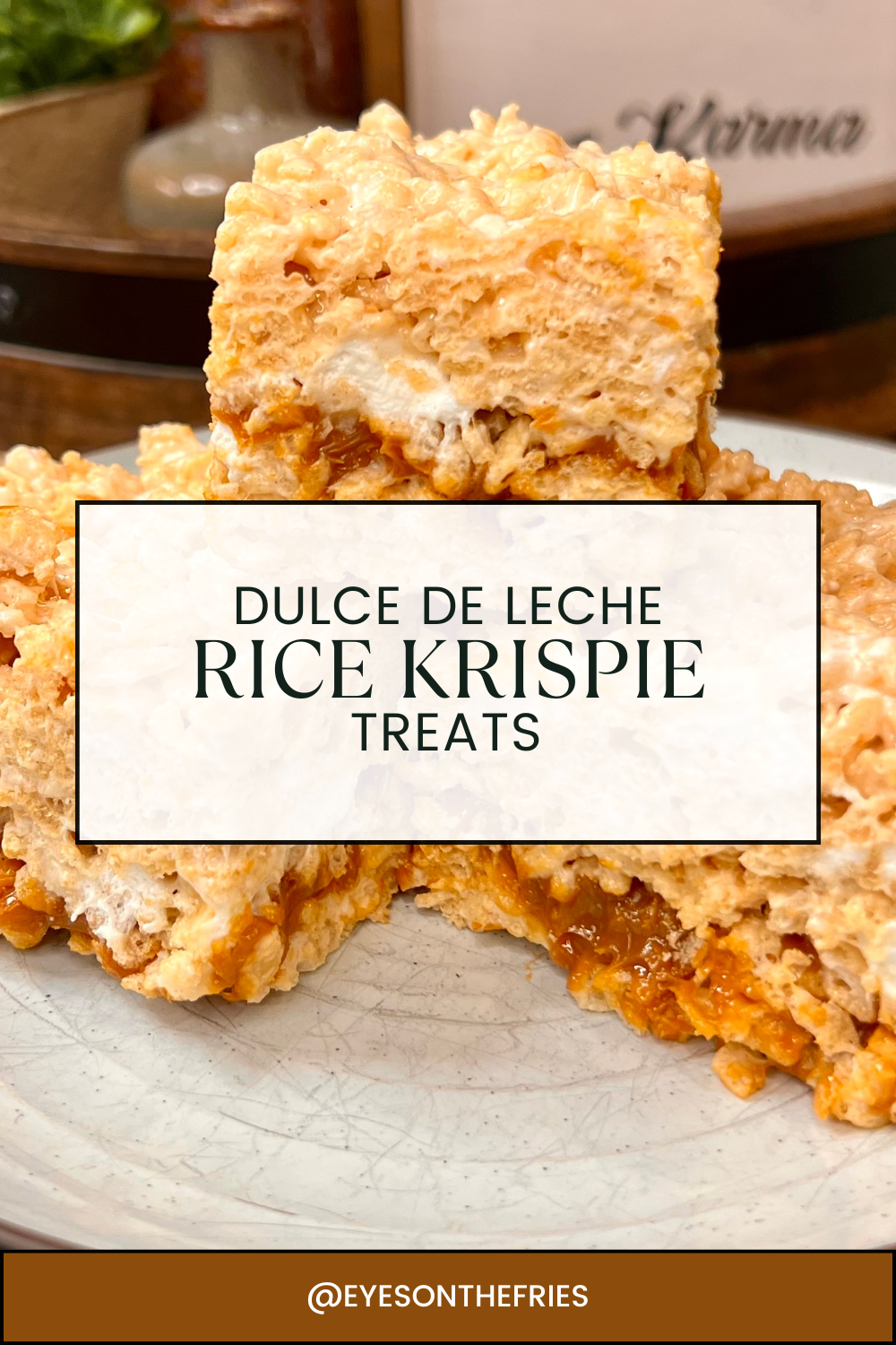 Dulce de Leche Rice Krispie Treats