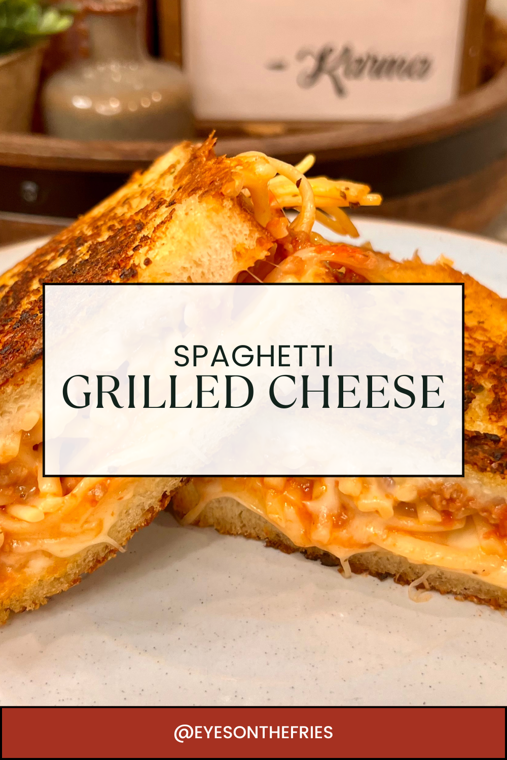 Spaghetti Grilled Cheese