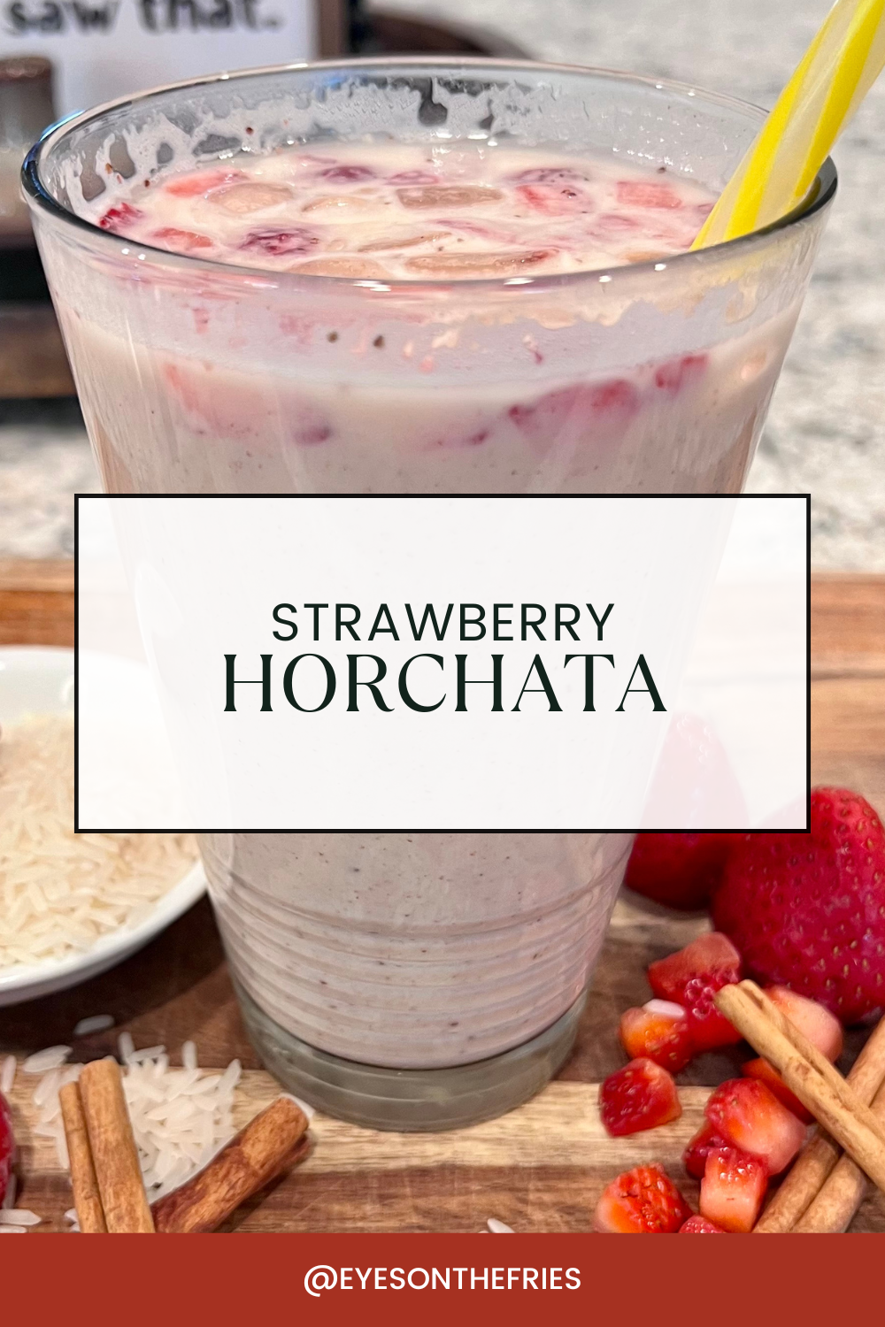 Strawberry Horchata