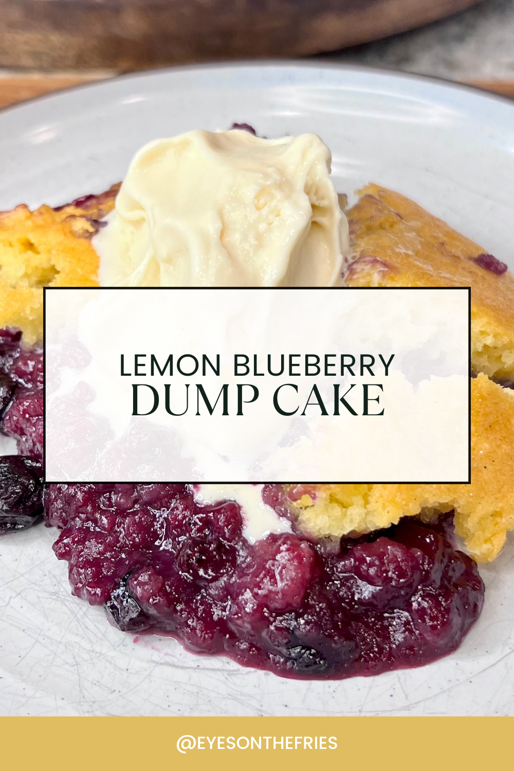 Lemon Blueberry Dump Cake