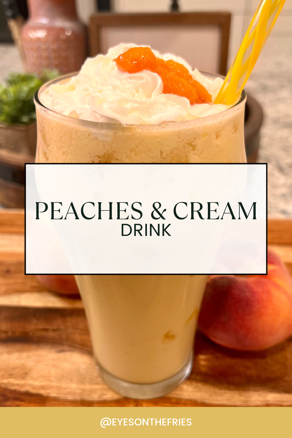 Peaches & Cream Drink