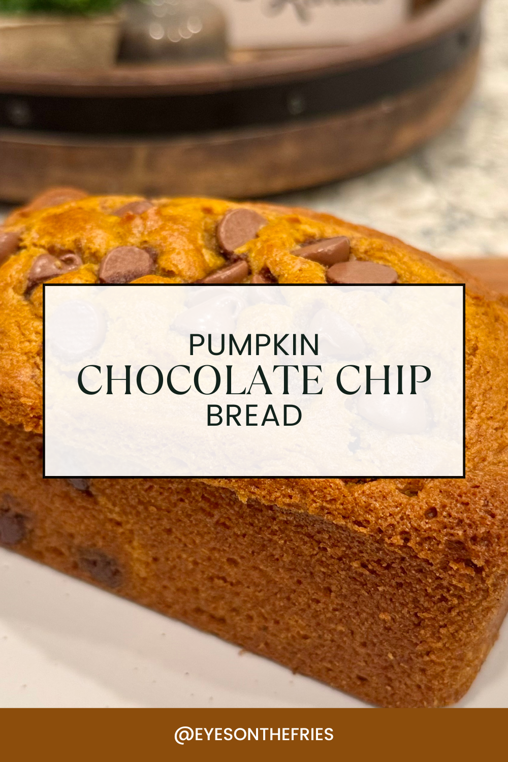 Pumpkin Chocolate Chip Bread