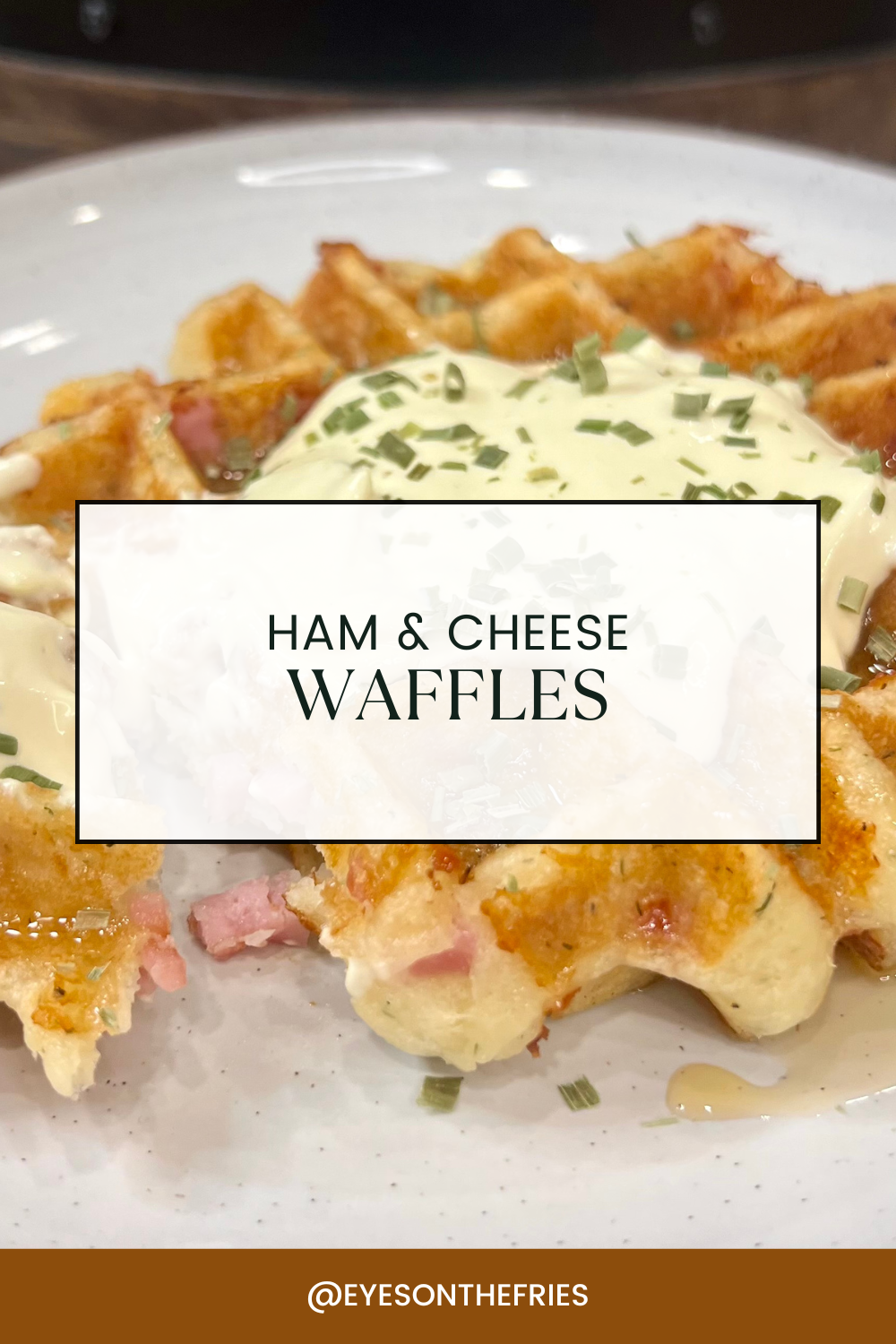 Ham & Cheese Waffles