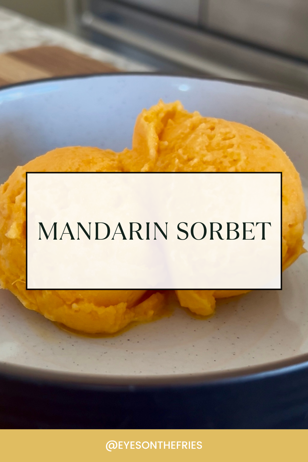 Mandarin Sorbet