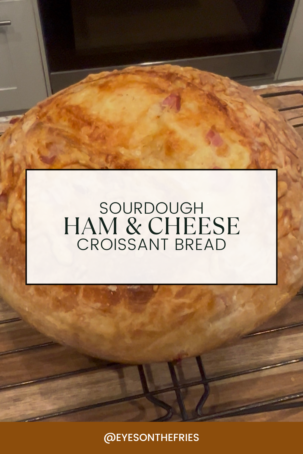Sourdough Ham & Cheese Croissant Bread