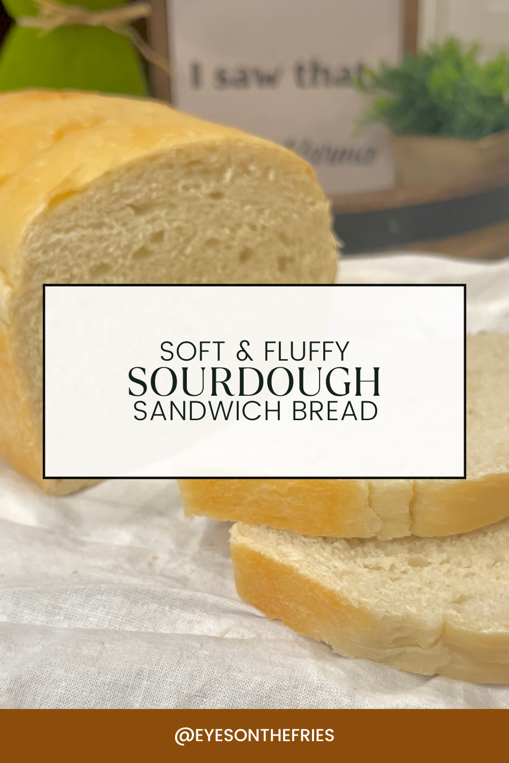 Soft & Fluffy Sourdough Sandwich Bread